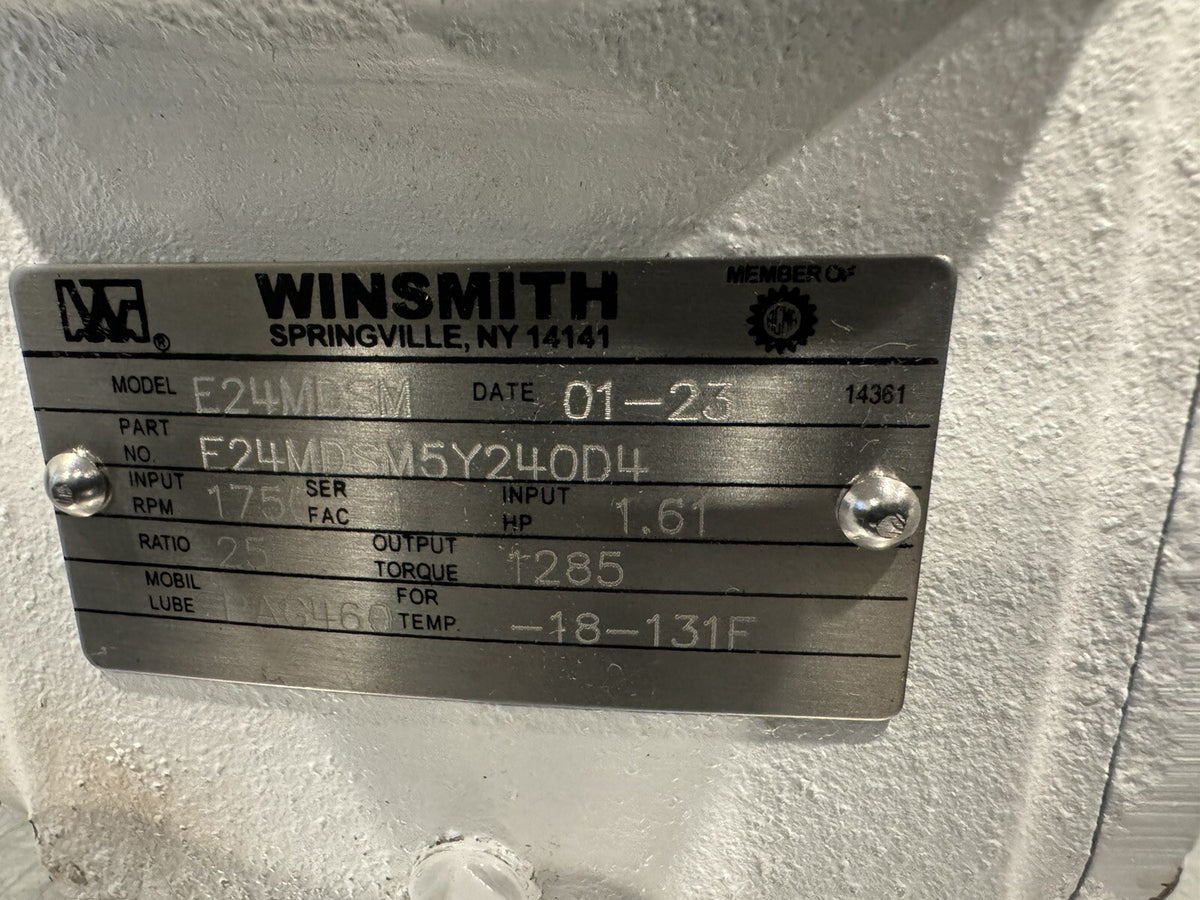 Winsmith E24MDSM5Y240D4 Worm Gear Reducer Speed Reducer NEW! FREE SHIPPING!