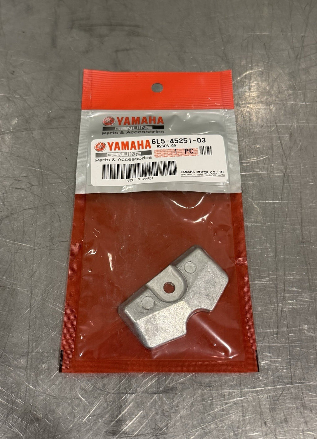 Yamaha 6L5-45251-03 Marine Anode Genuine NEW! FREE SHIPPING!