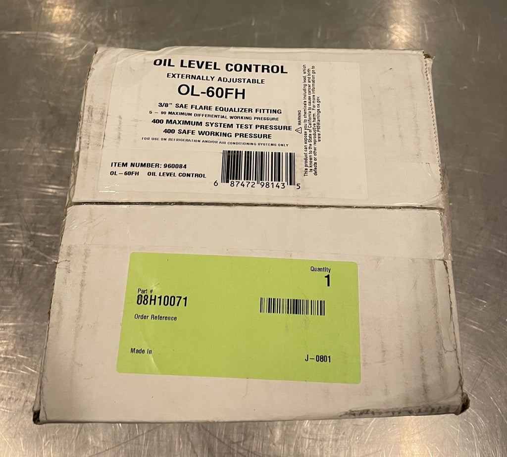 Sporlan 960084 Oil Level Control 3 Bolt Flange OL-60FH NEW! FREE SHIPPING!