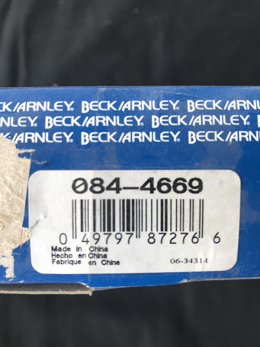 Beck/Arnley 084-4669 ABS Speed Sensor Toyota Prius 2001-03 NEW IN BOX