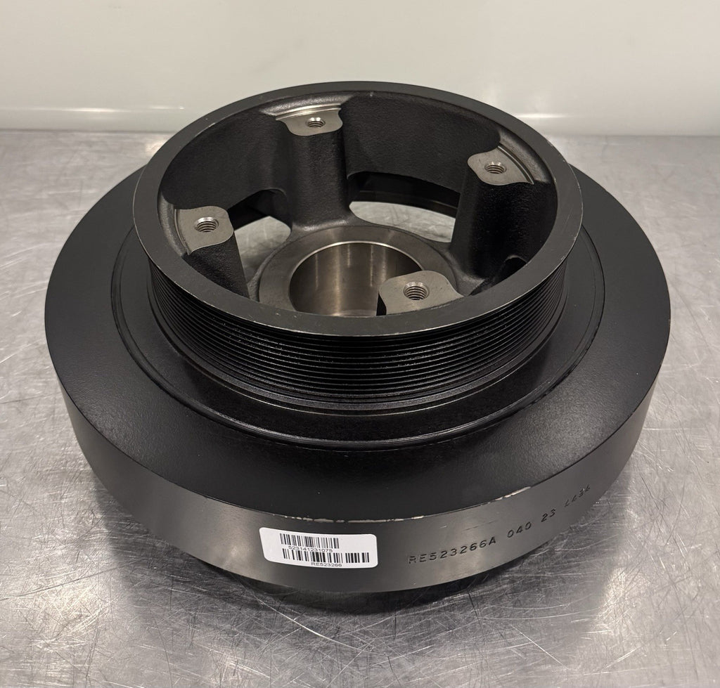 John Deere RE523266 Crankshaft Pulley Torsional Damper NEW! FREE SHIPPING!