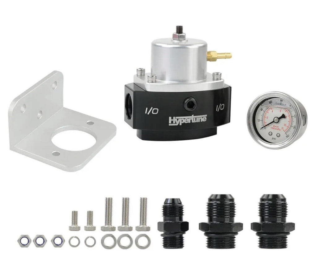 FPR98S Billet Carburetor By-Pass Fuel Pressure Regulator Hypertune Aluminum NEW!