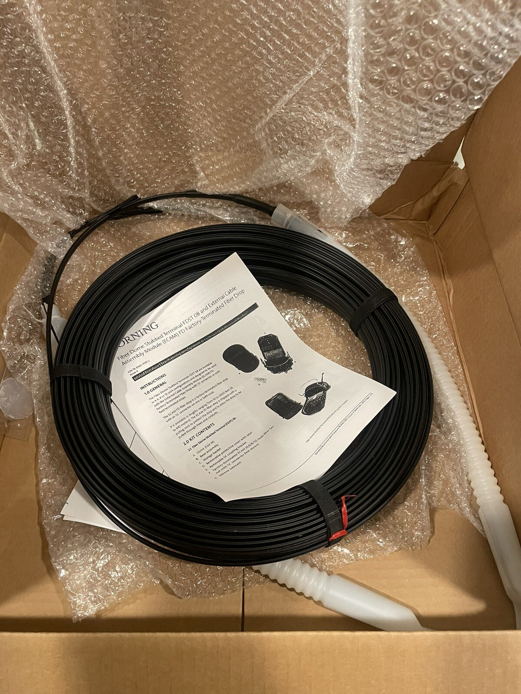 Corning ECAM-FD-A-A-C-0200 External Cable ASSY Module 80611387244 NEW!