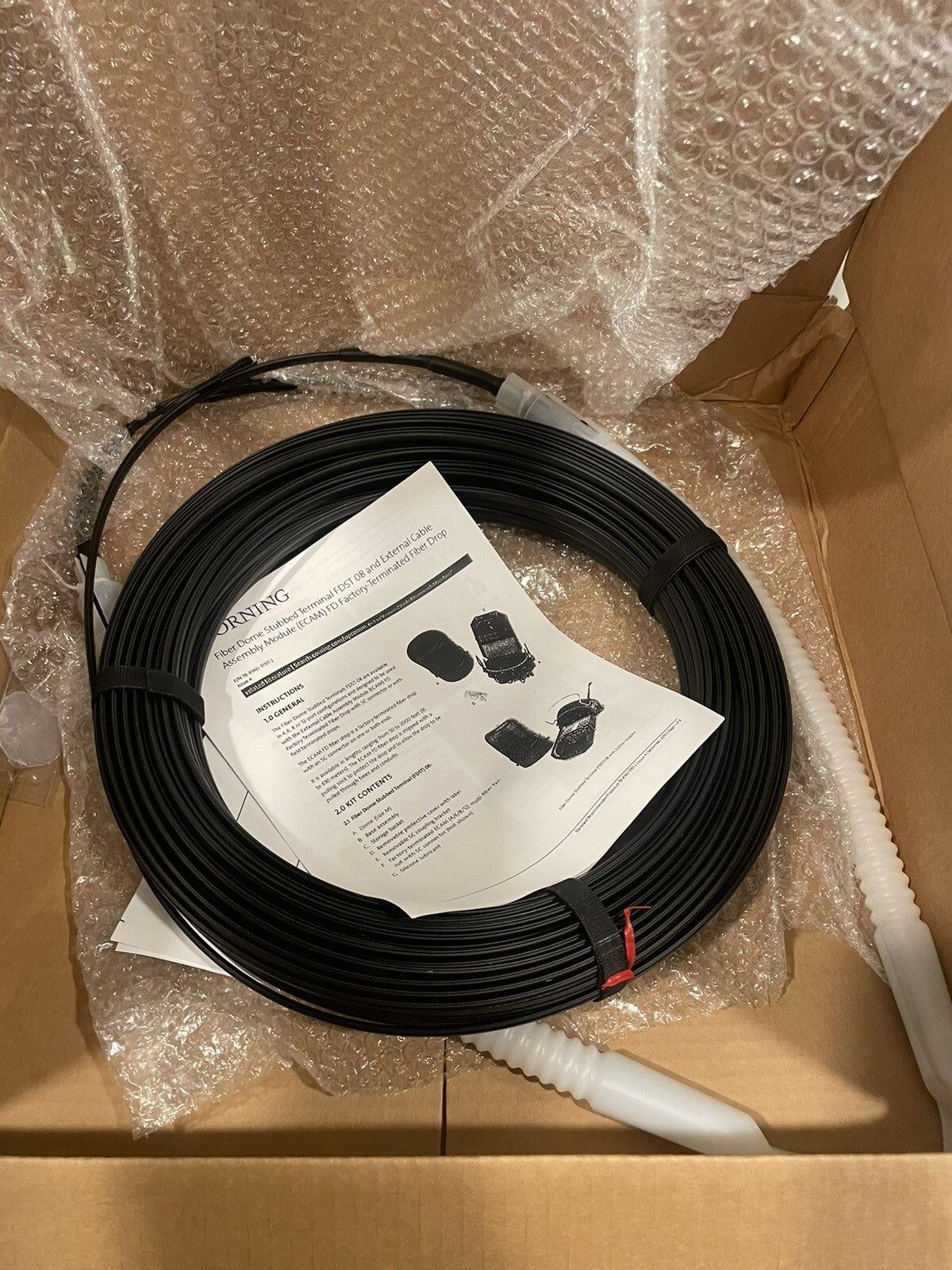 Corning ECAM-FD-A-A-C-0200 External Cable ASSY Module 80611387244 NEW!