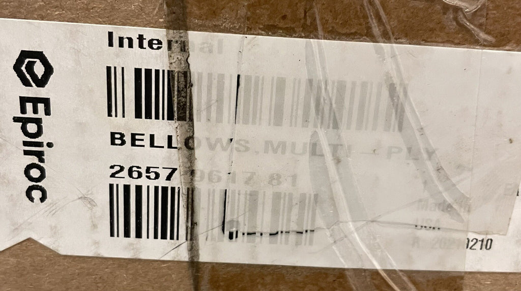 Epiroc 2657961781 Multi-Ply Bellow NEW IN BOX! FREE SHIPPING!