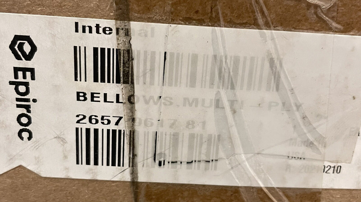 Epiroc 2657961781 Multi-Ply Bellow NEW IN BOX! FREE SHIPPING!