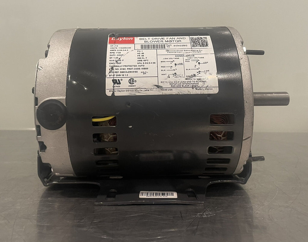 Dayton 4VAG2BG Motor 1/2HP 1PH 115/208-230V 1725 RPM NEW! FREE SHIPPING!