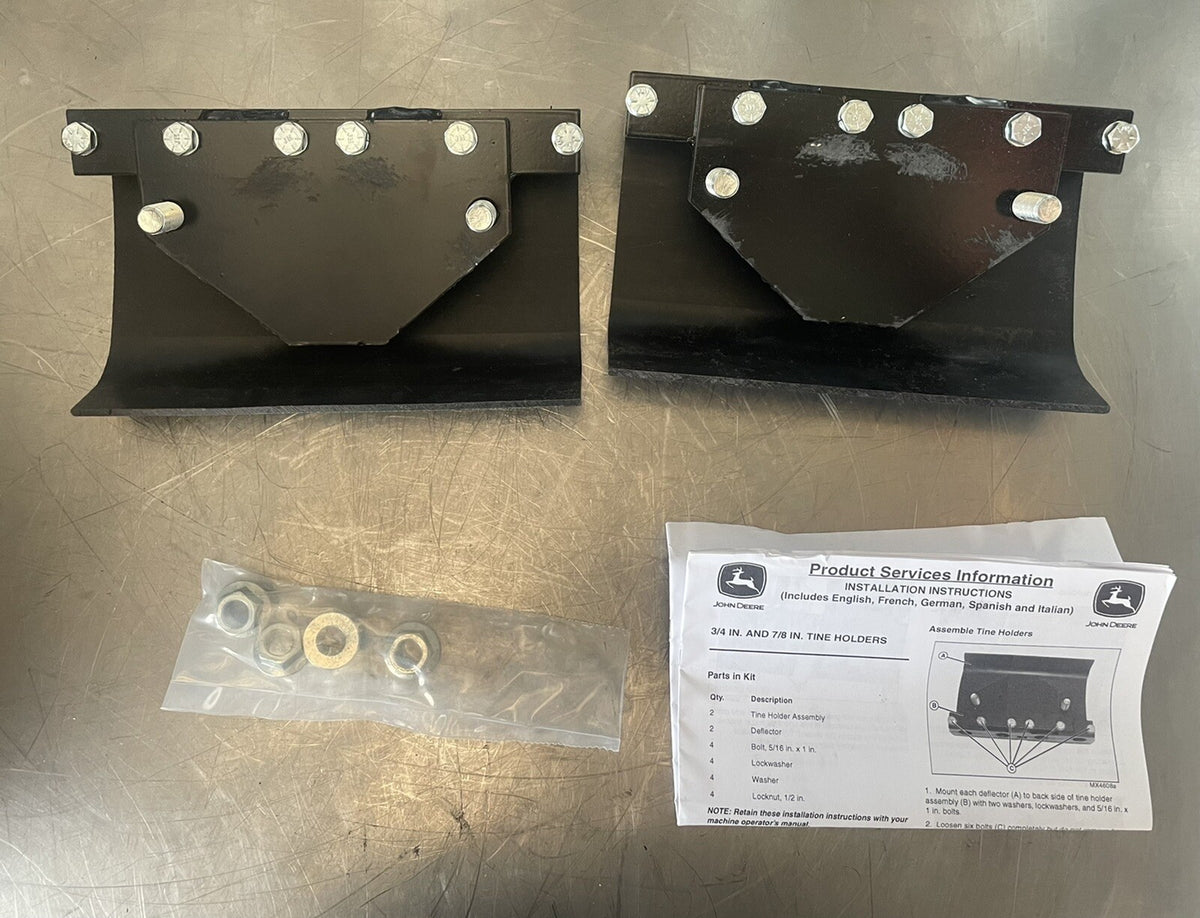 John Deere BTC10181 2X Tine Holder Mounts NEW IN BOX! FREE SHIPPING!