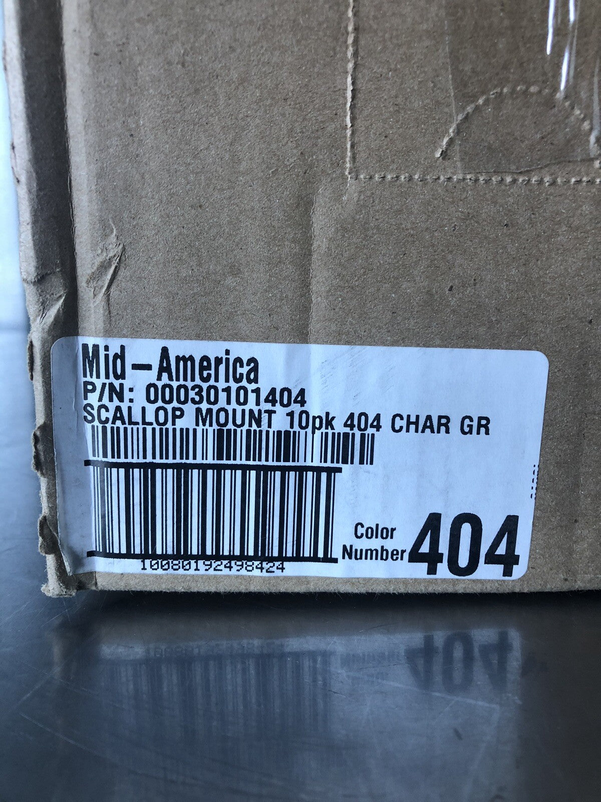 Mid-America 00030101 10PACK Scalloped Mounting Block Charcoal Grey 404 NEW!!