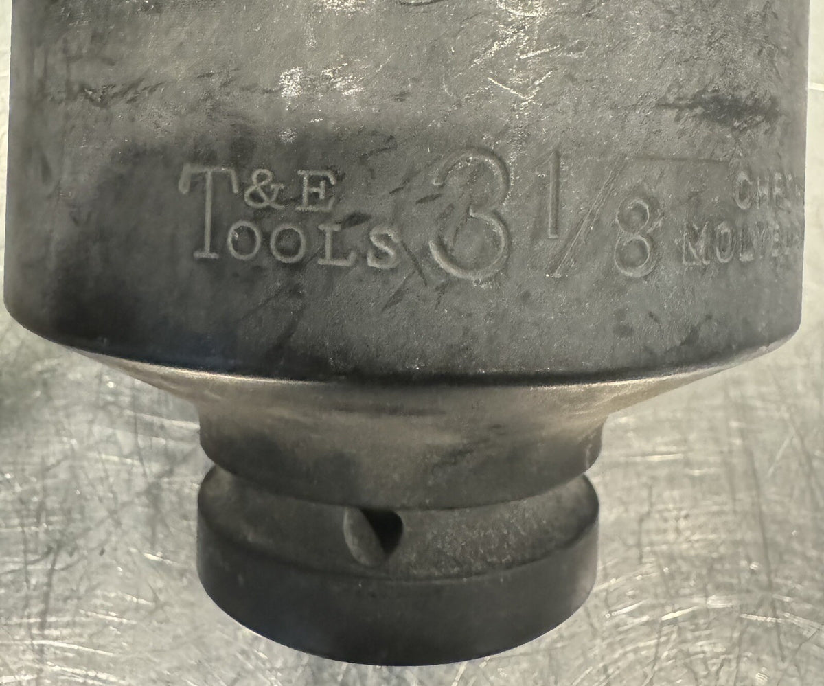 T&E Tools 3-1/8" Drive Impact Socket 1” Drive 76101 NEW! FREE SHIPPING!