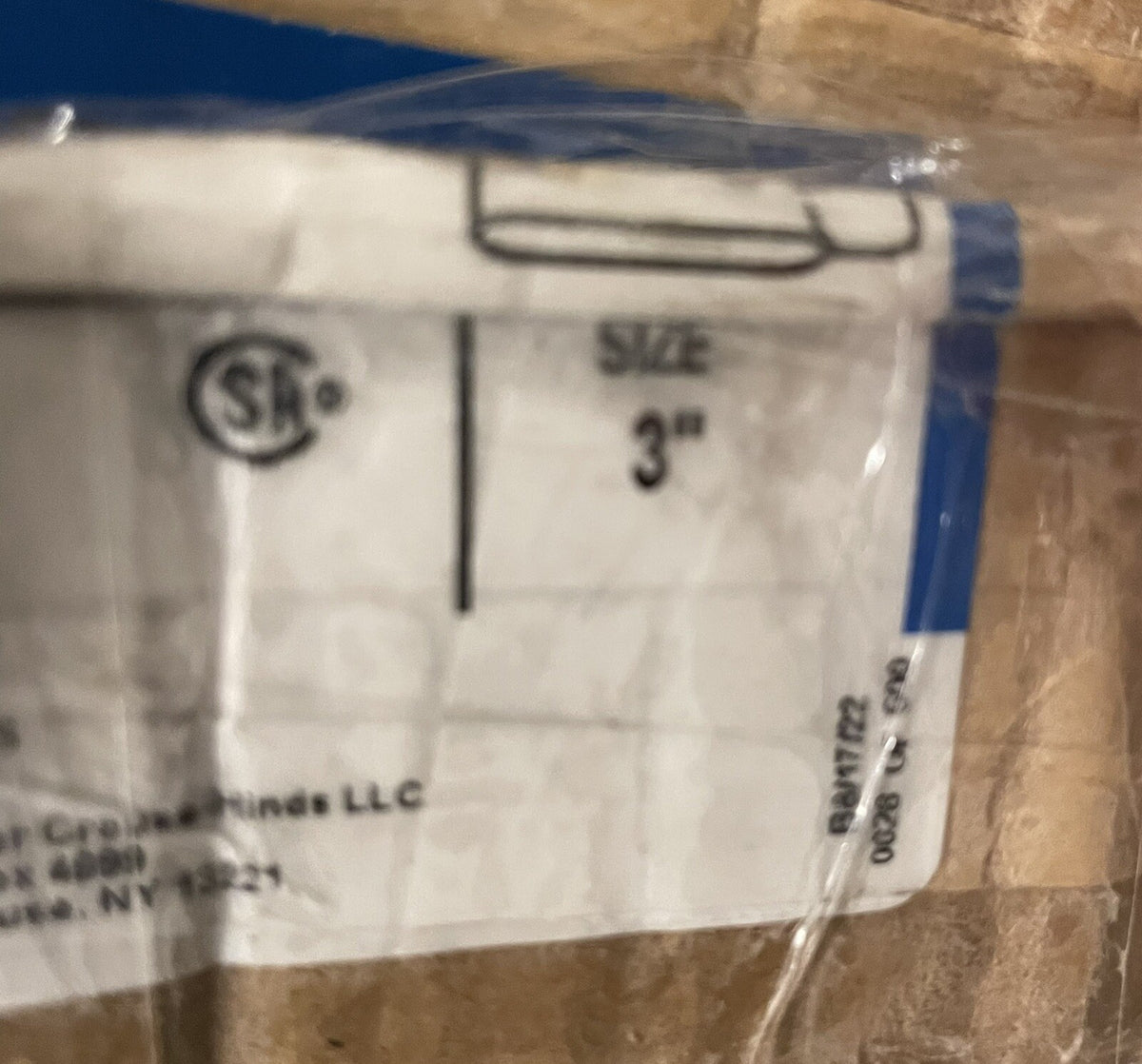 Eaton LB87 3” Conduit Body LB Style 90 Degree NEW IN BOX! FREE SHIPPING!