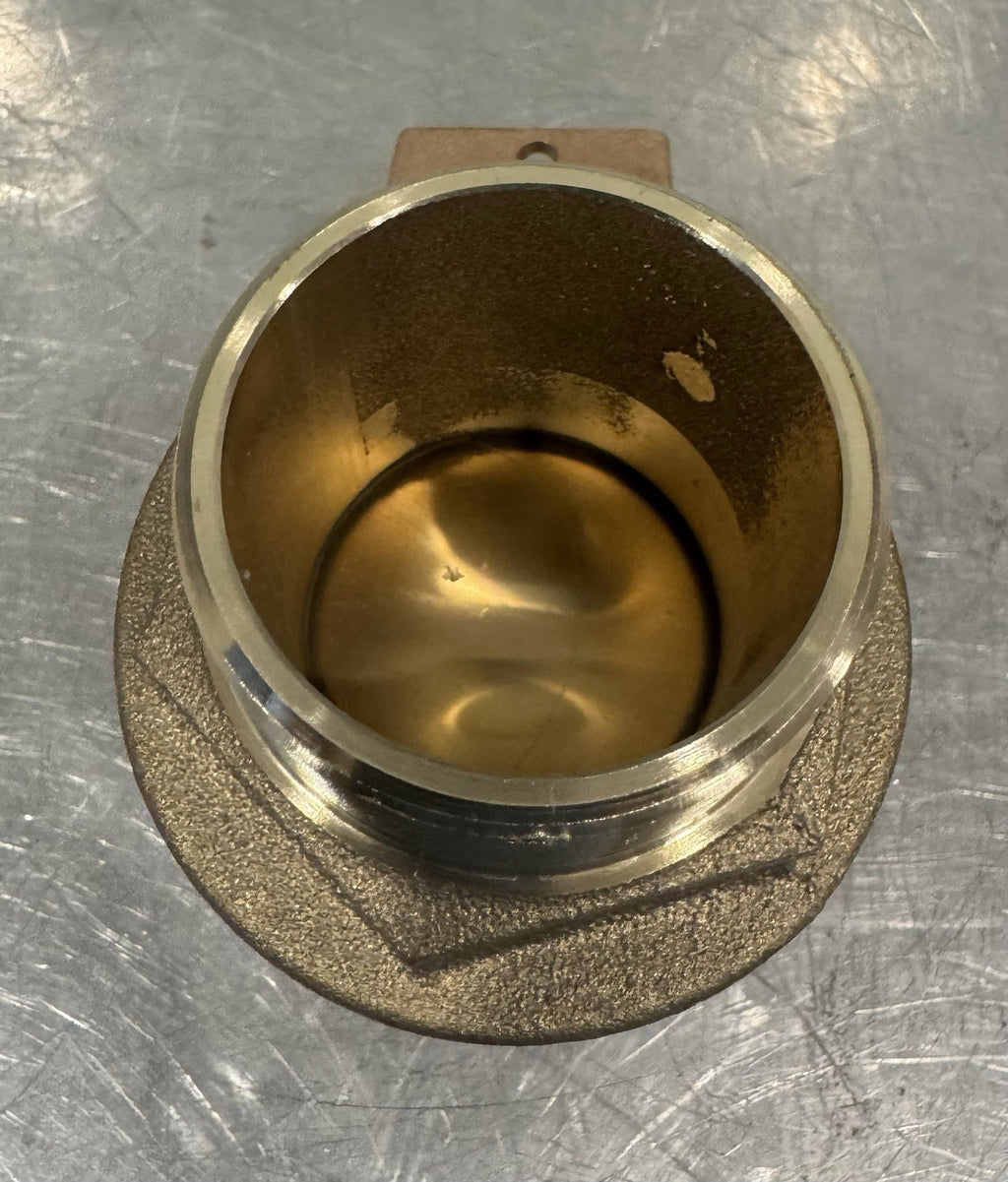 Mueller 2” Curb Valve Brass Threaded Male NEW! FREE SHIPPING!