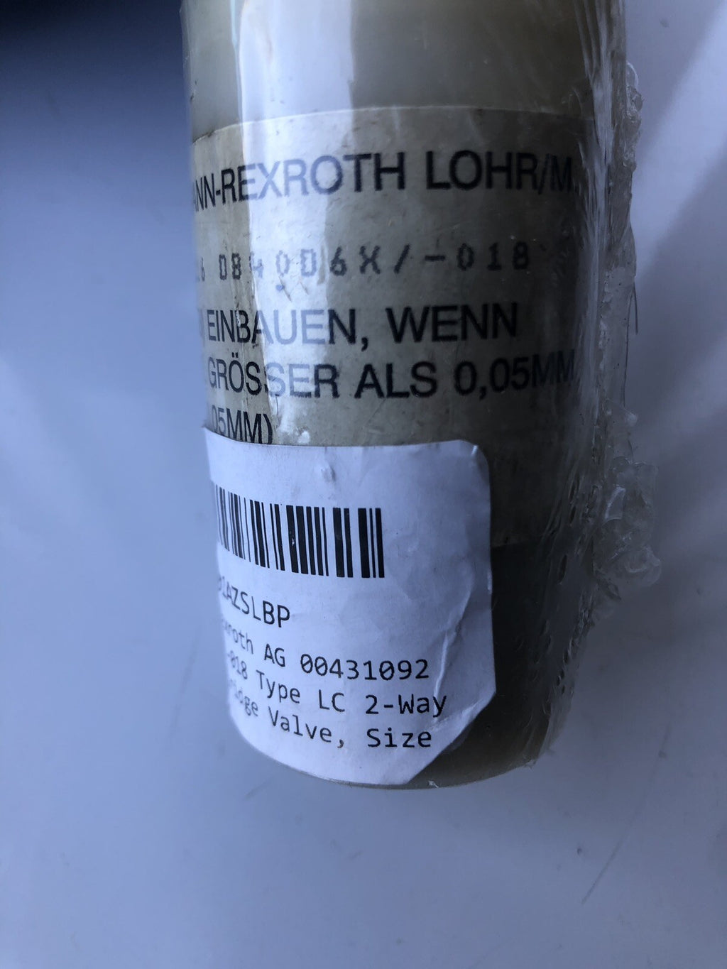 Rexroth LC 16 DB40D6X/-018 Hydraulic Cartridge Valve 00431092 NEW! SHIPS FREE!!!