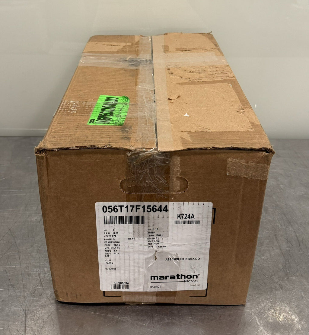 Marathon 056T17F15644 Motor 2 HP 1725 RPM 3PH NEW IN BOX! FREE SHIPPING!