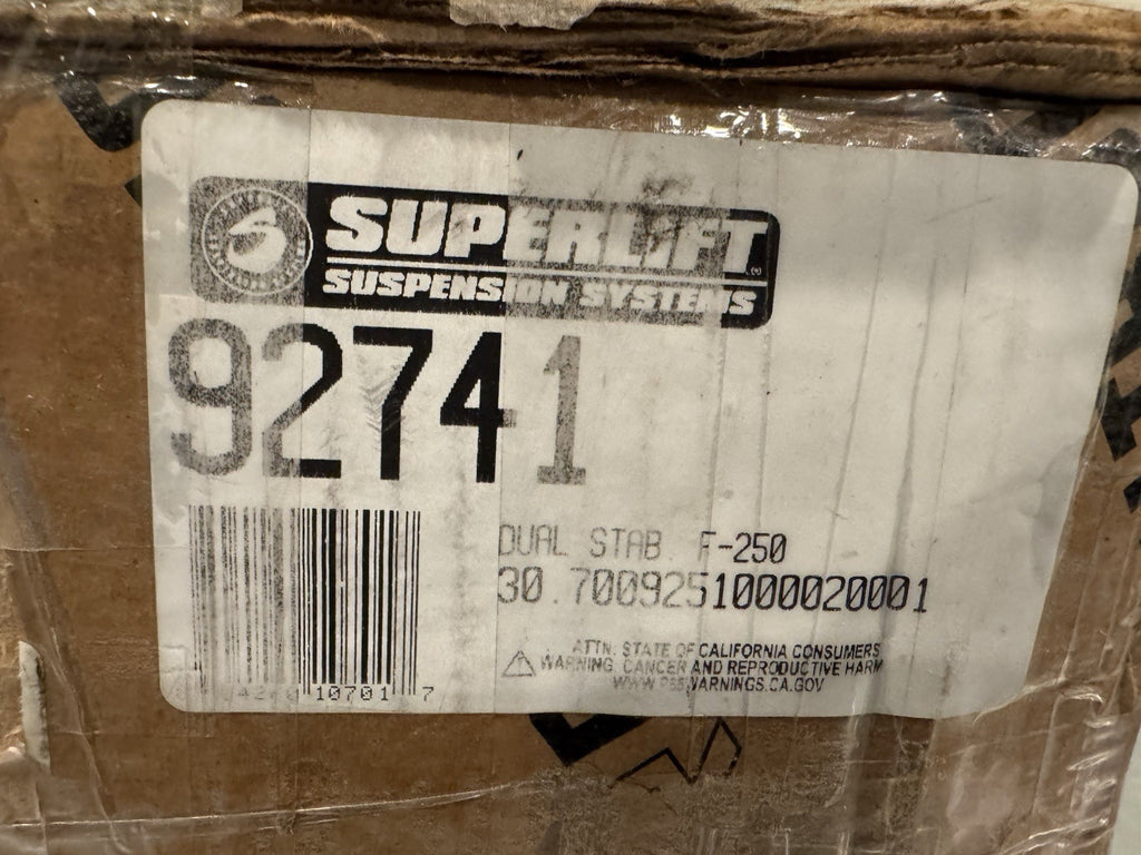 Superlift 92741 Dual Steering Stabilizer Kit Ford NEW! FREE SHIPPING!