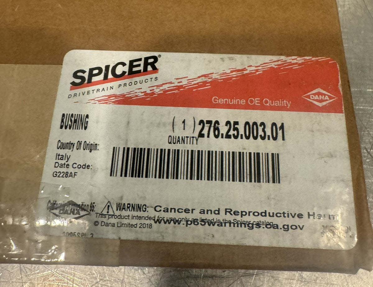 Spicer 276.25.003.01 Thrust Bushing Multipurpose Trunnion, Axle NEW IN BOX!