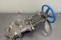 FNW 2020TU 6" Slide Gate Knife Valve CF8M Body 316 Gate RTFE Seat PTFE Packing
