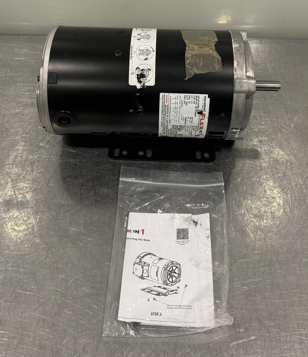 Marathon FX32BK003 Motor 1.5 HP 1725/ 1425 RPM Dripproof 56T17D15850A NEW IN BOX