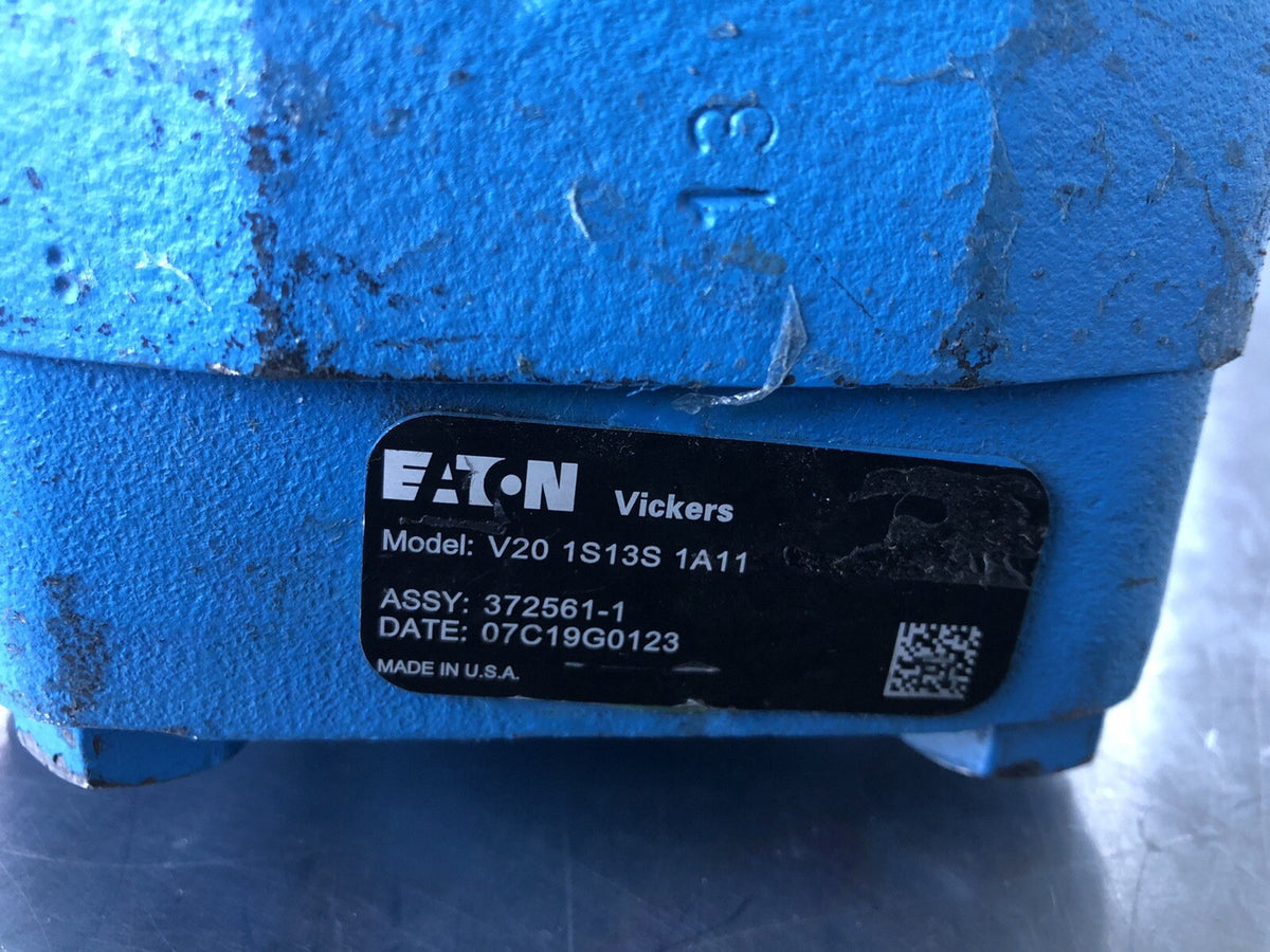Eaton V20 1S13S 1A11 Hydraulic Vane Pump 372561-1 NEW! FREE SHIPPING!