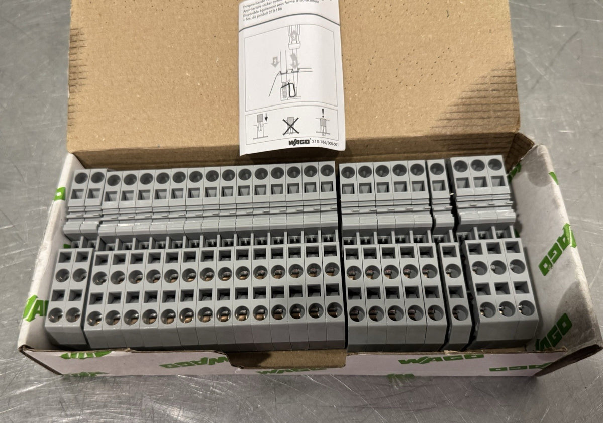 Wago 60428093 Conductor Terminal Block 25 PACK NEW! FREE SHIPPING!