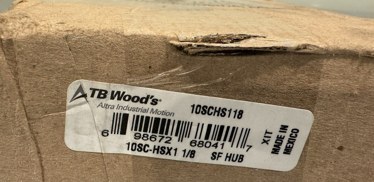 TB Woods 10SCHS118 Sleeve Coupling Hub Keyway NEW IN BOX! FREE SHIPPING!