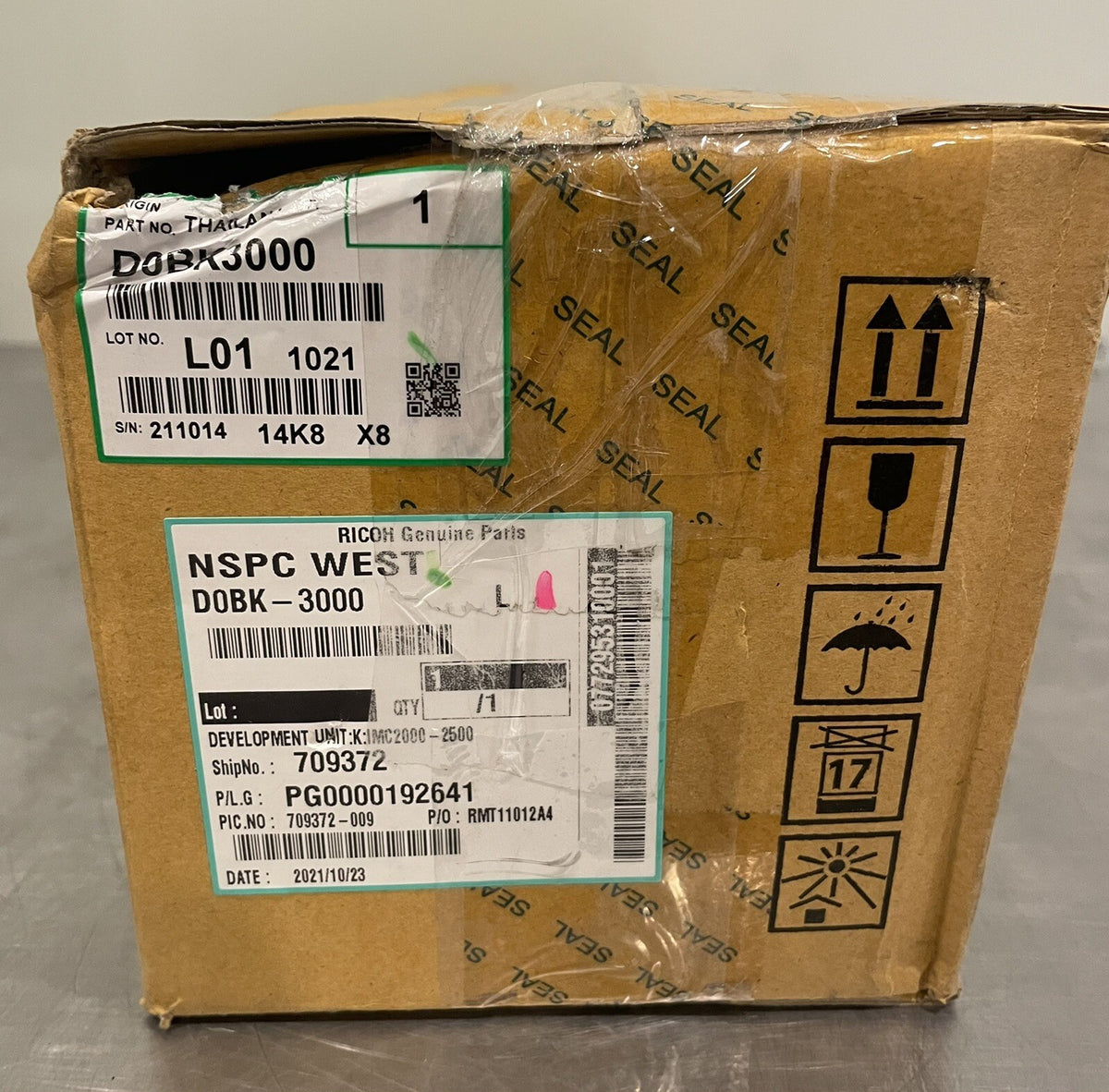 Ricoh D0BK-3000 Developer Unit Black D0BK3000 NEW! FREE SHIPPING!