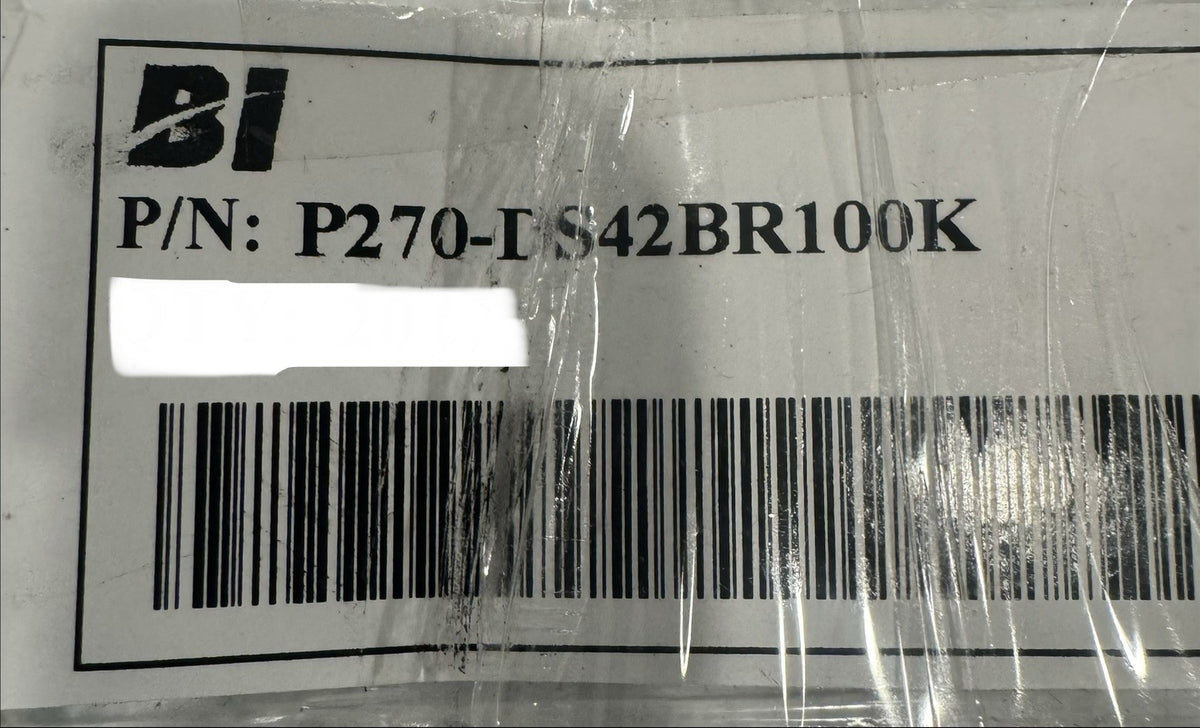 P270-DS42BR100K BI Technology Potentiometer P270 Series NEW! FREE SHIPPING!