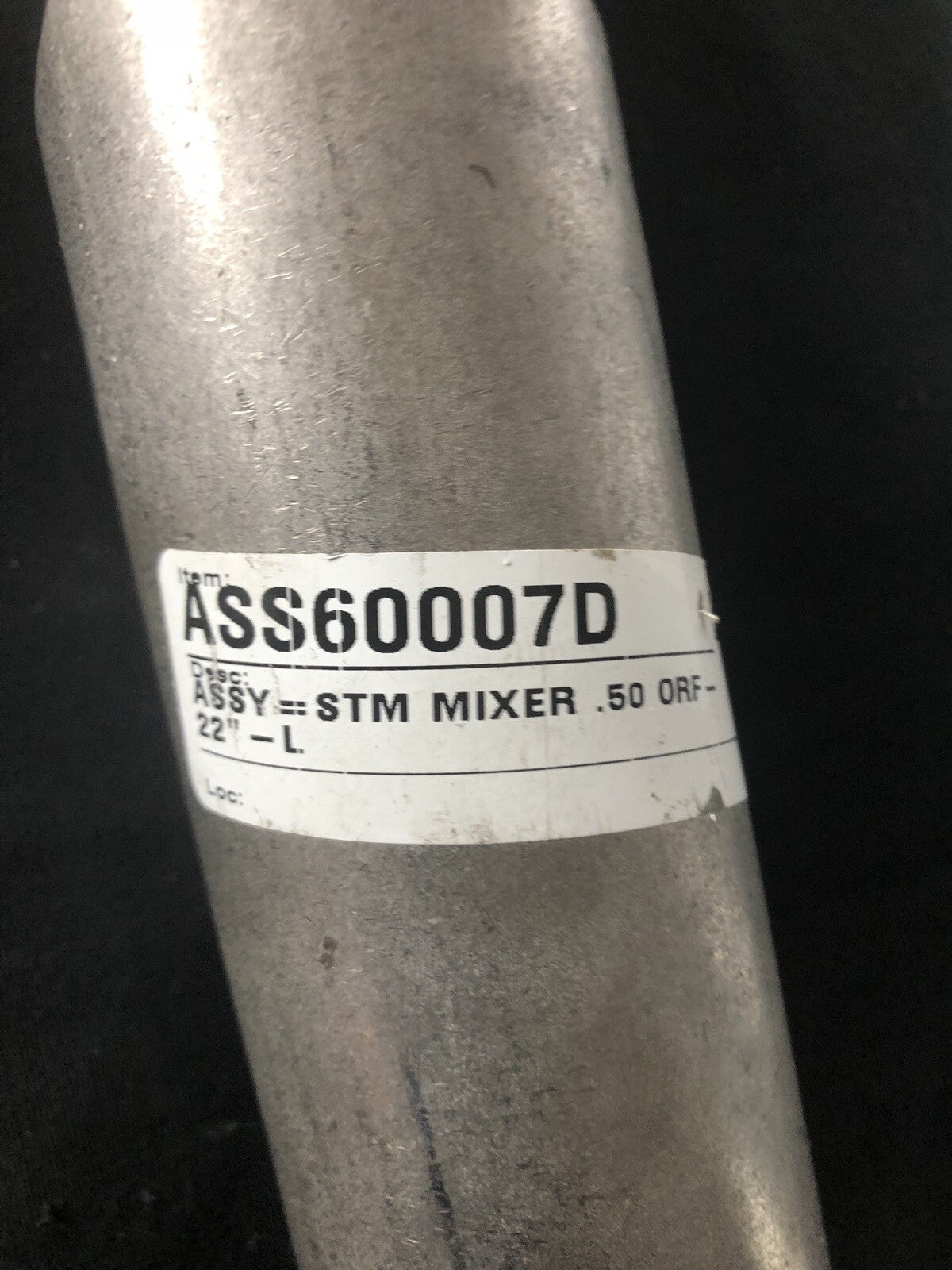 Milnor STM Mixer Assy .50 ORF 22” ASS60007D NEW!!! FREE SHIPPING!!!