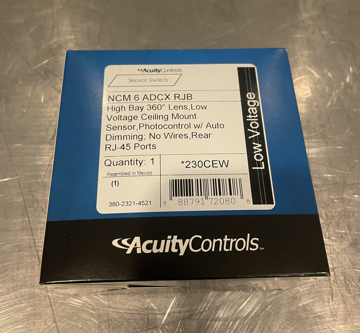 Acuity Controls NLight 230CEW Sensor Switch High Bay 360 Lens NEW! FREE SHIPPING