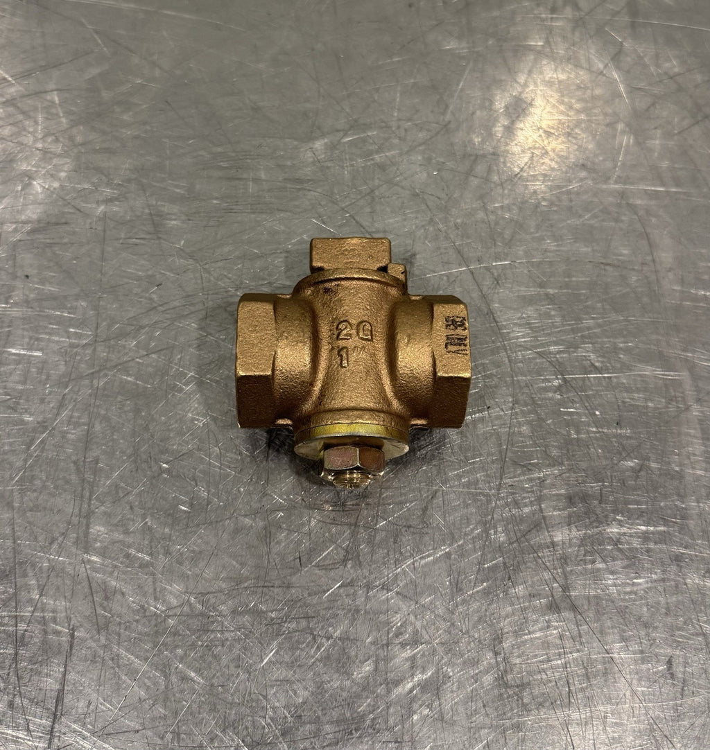 McDonald 1” Gas Plug Valve Brass Non Locking Tab NEW! FREE SHIPPING!
