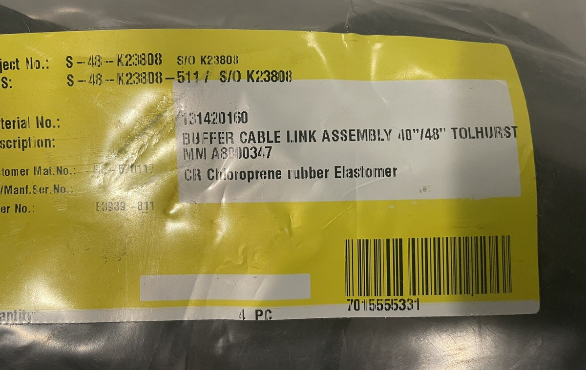 Andritz Buffer Cable Link Assembly 40"/48" Tolhurst MM A8000347 NEW!