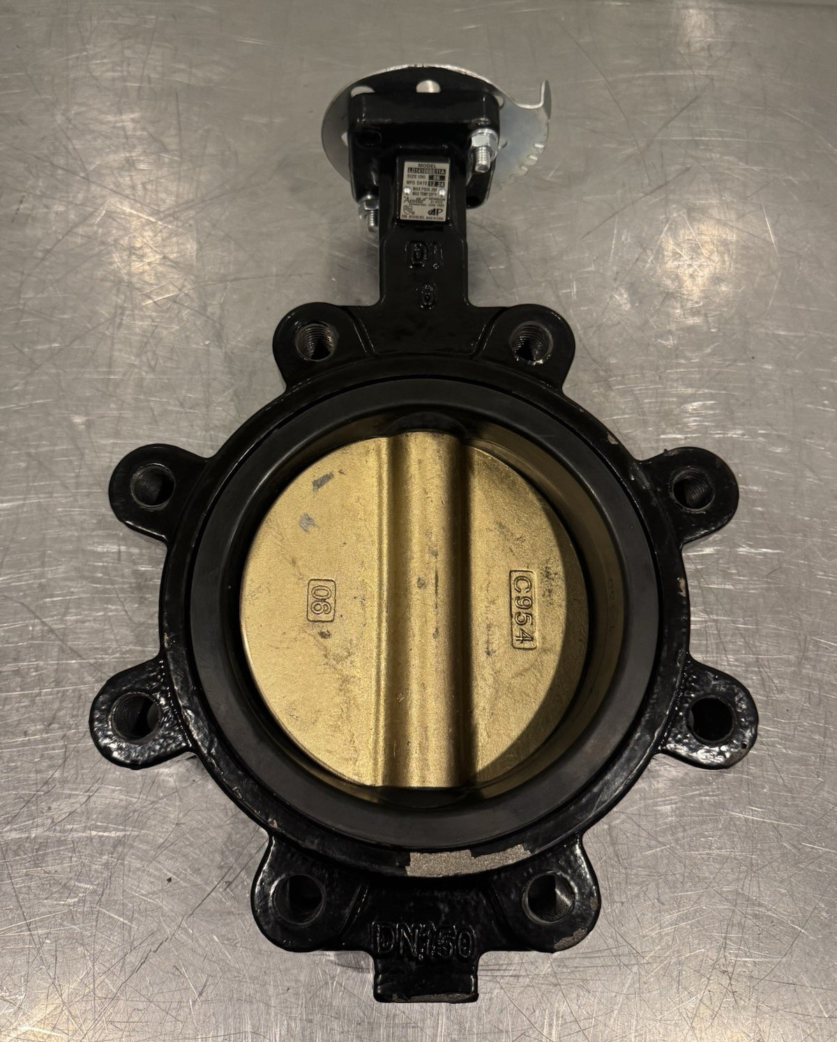 Apollo LD14106BE11A Butterfly Valve 6” EPDM 10 Position NEW! NO HANDLE!