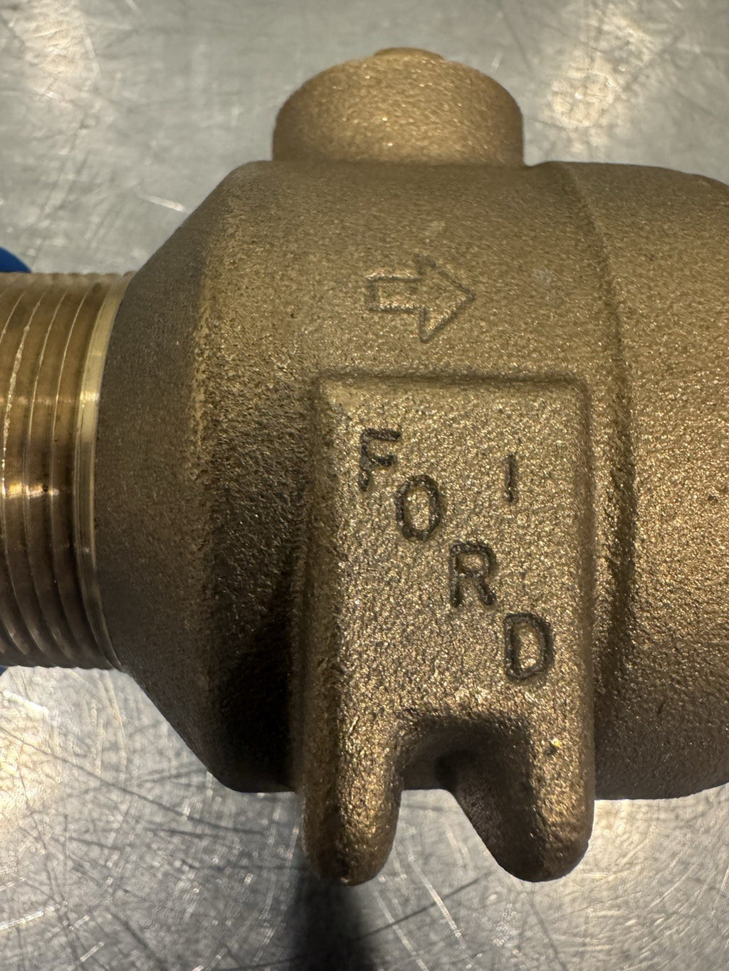 Ford 1-1/2” Curb Stop Meter Valve Brass Threaded X Compression NEW! SHIPS FREE!