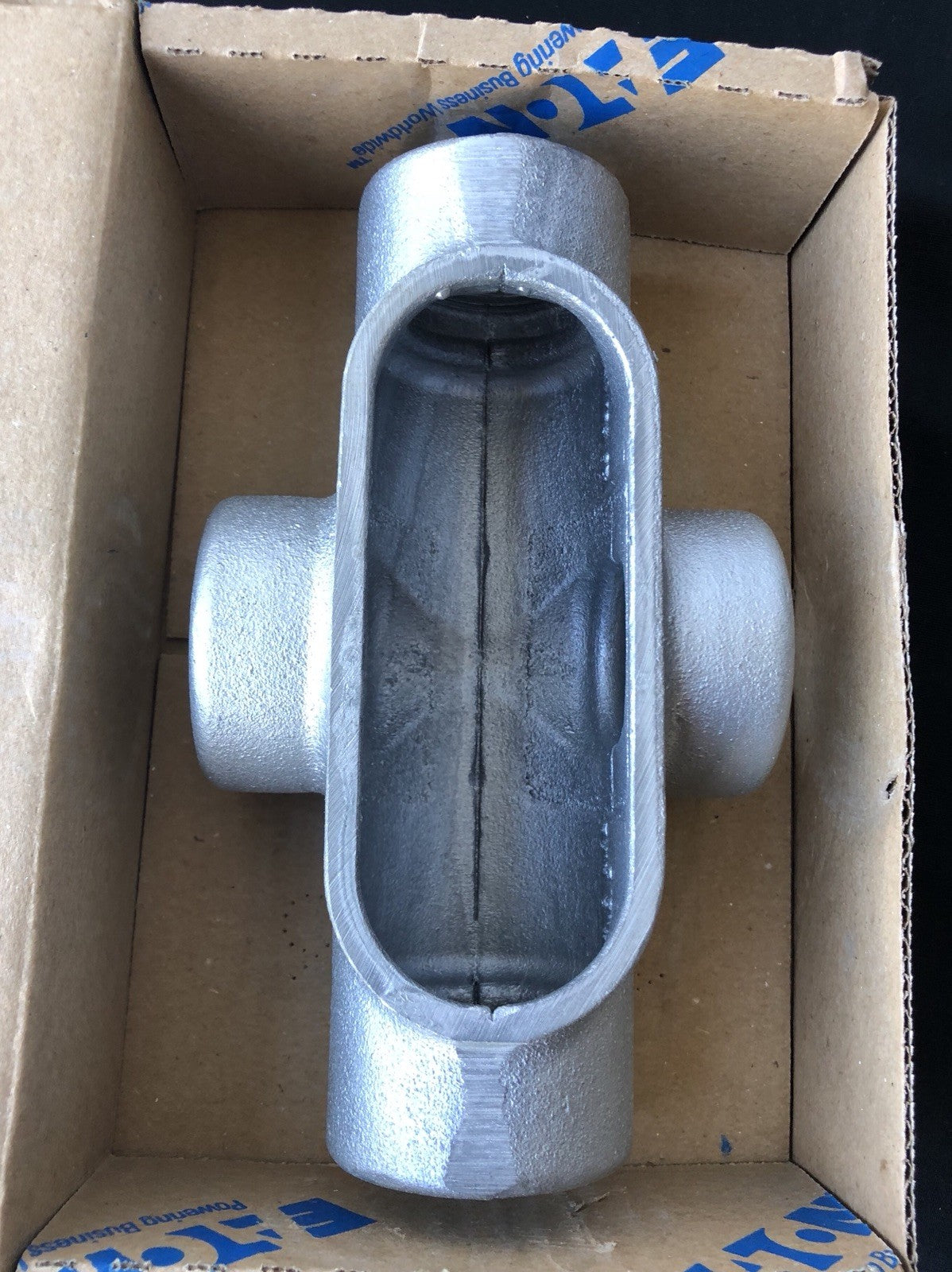 Eaton X57 Feraloy Iron Form 7 NPT X Conduit Body 1 1/2” NEW
