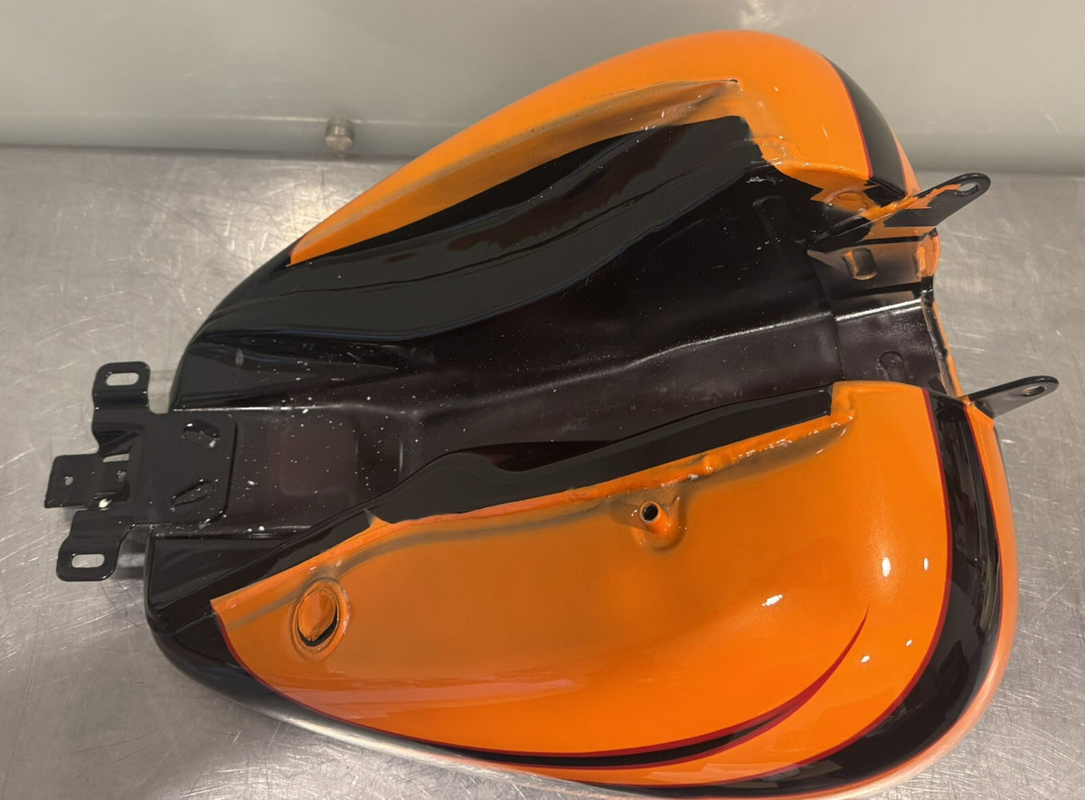Harley Davidson Gas Tank HR3 Orange & Black NEW! FREE SHIPPING!
