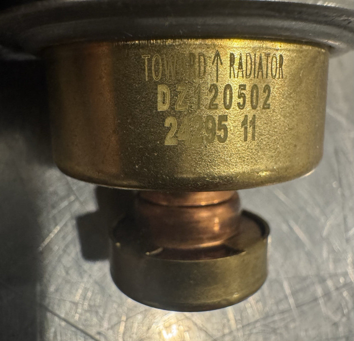 DZ120502 John Deere Tractor Engine Thermostat Temperature NEW! FREE SHIPPING!