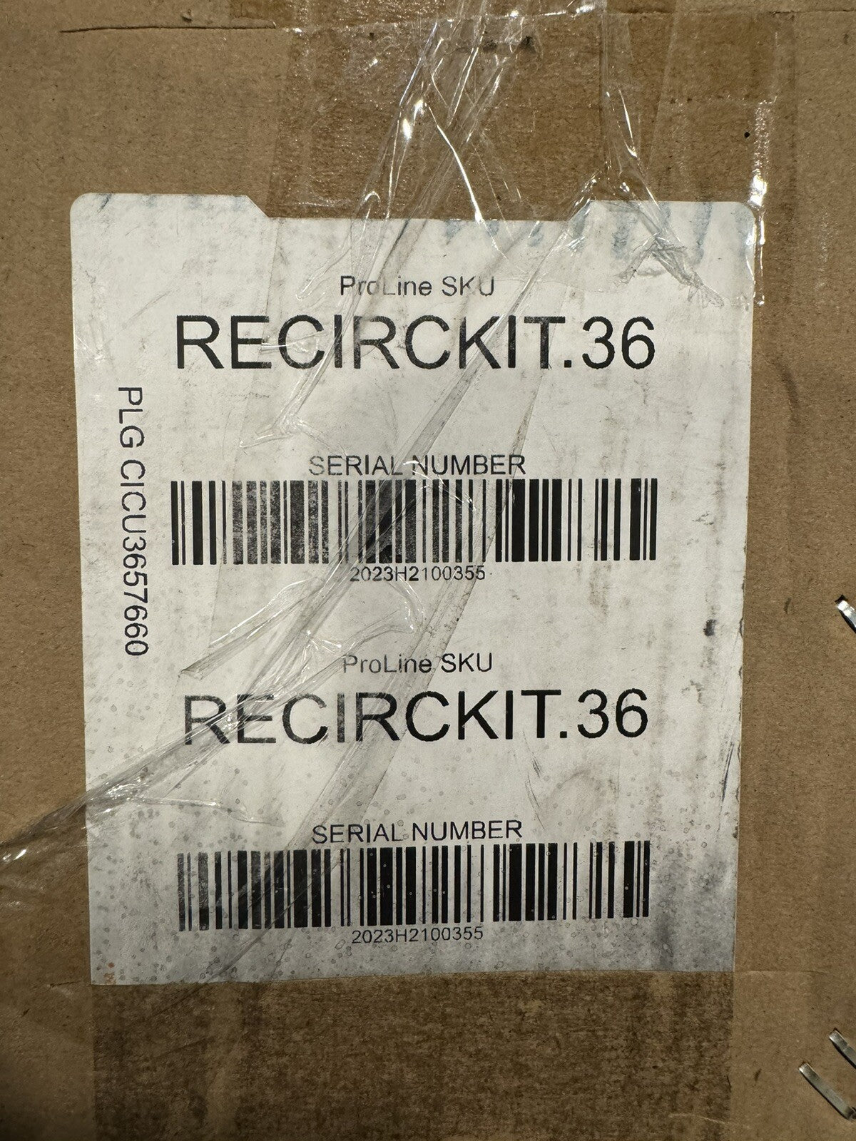 Proline RECIRCKIT.36 Recirculating Kit 36” DENT NEW IN BOX! FREE SHIPPING!