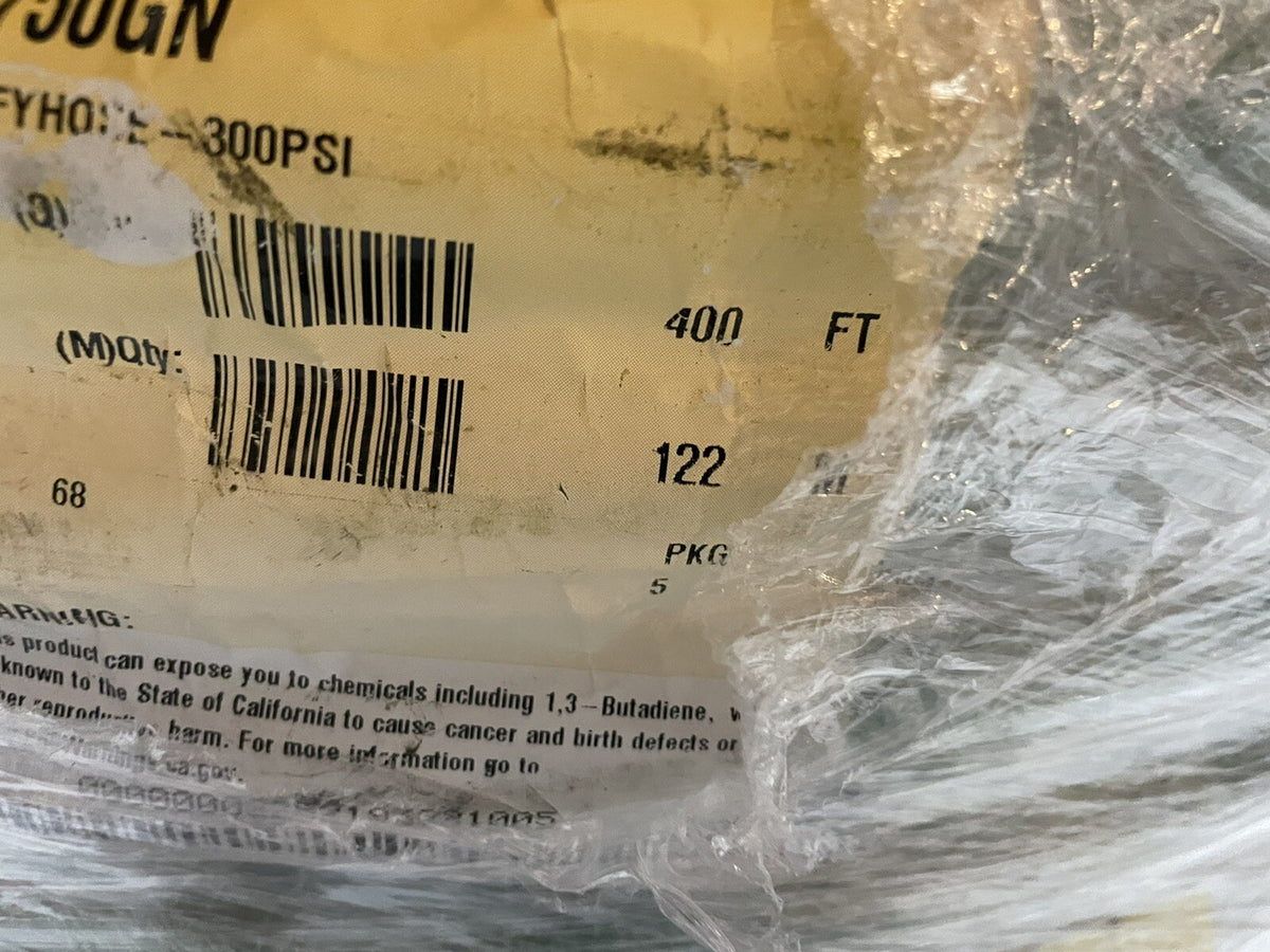 Parker 7212-750GN Jiffy Push On Multipurpose Oil Resistent Hose By The Foot NEW!