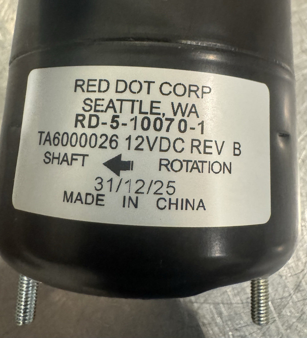 Alliance Freightliner ABP N83 301881 Motor 12V Single Shaft 2 Speed NEW IN BOX! 