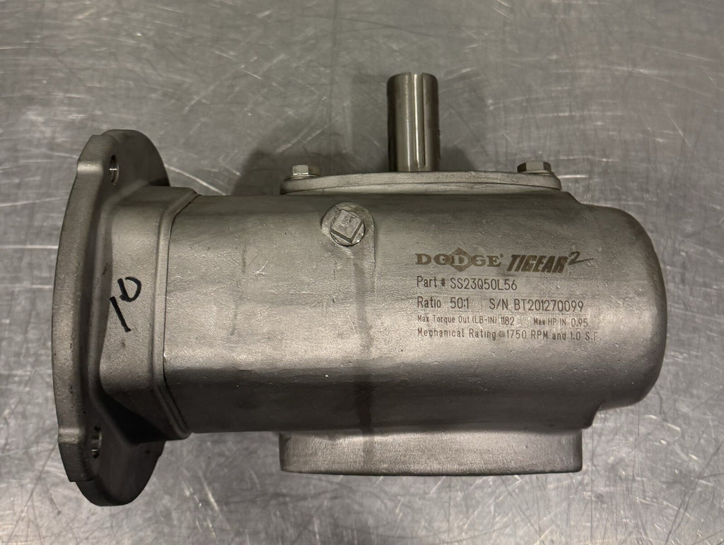 Dodge SS23Q50L56 Tigear2 Gear Reducer Stainless Steel 50:1 NEW! FREE SHIPPING!