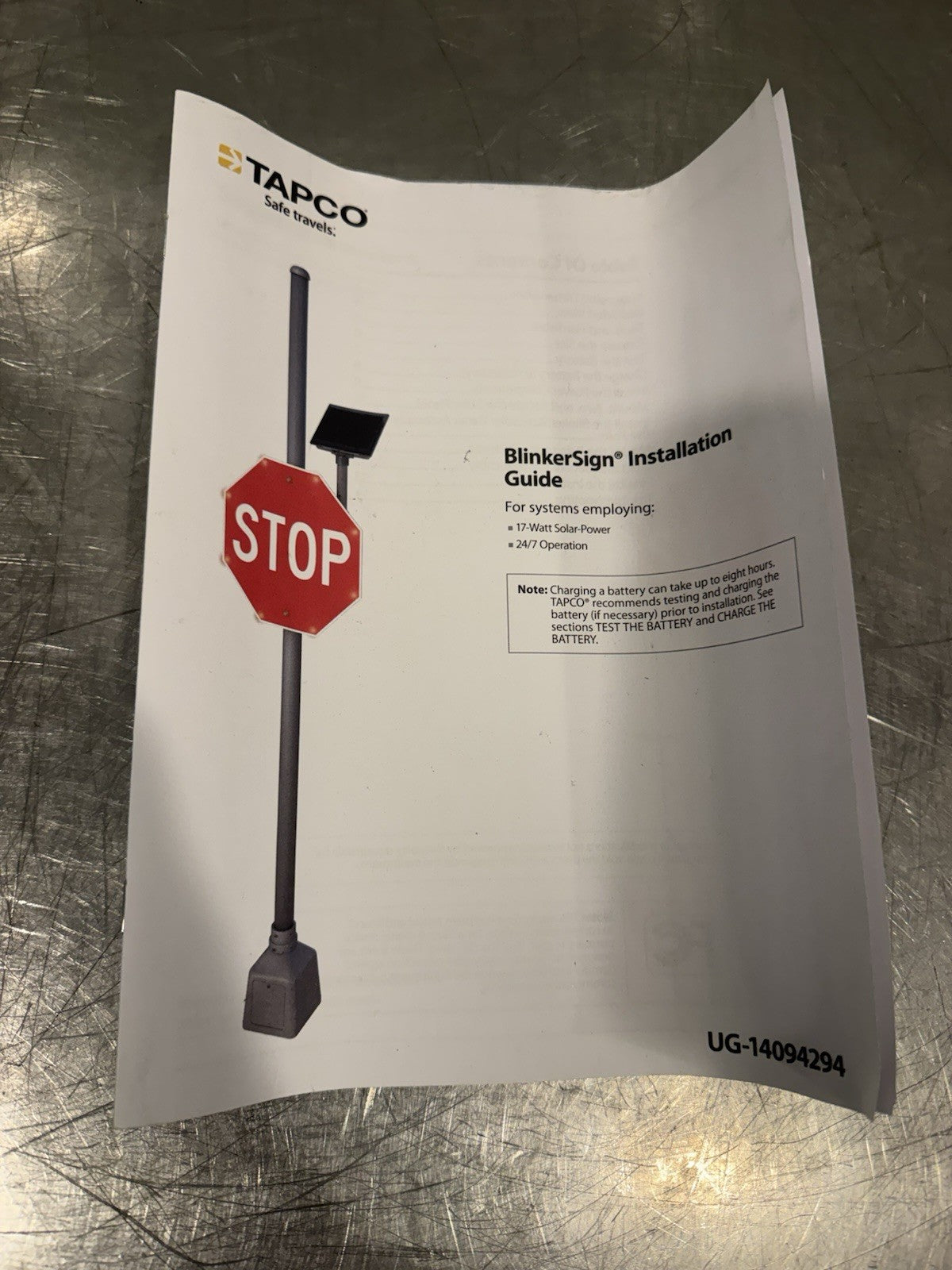 Tapco 2772-00002 17W/6V Solar Panel Package 2-3/8” Pole Mount NEW IN BOX!