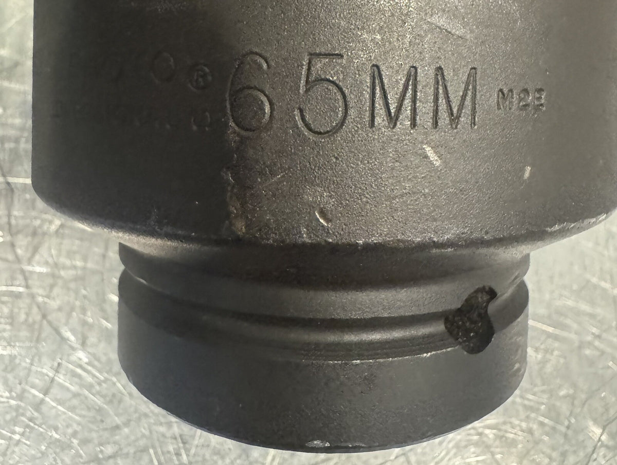 Proto 10065M Imoact Socket 65mm 6 Point 1” Drive NEW! FREE SHIPPING!
