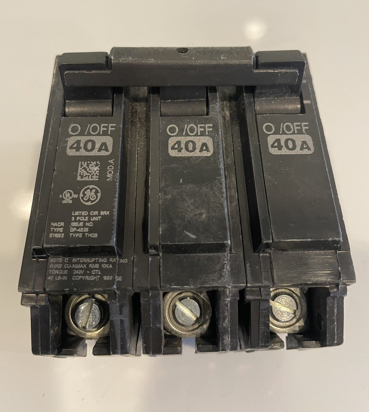 40A 3 Pole Circuit Breaker NEW! SHIPS FREE!