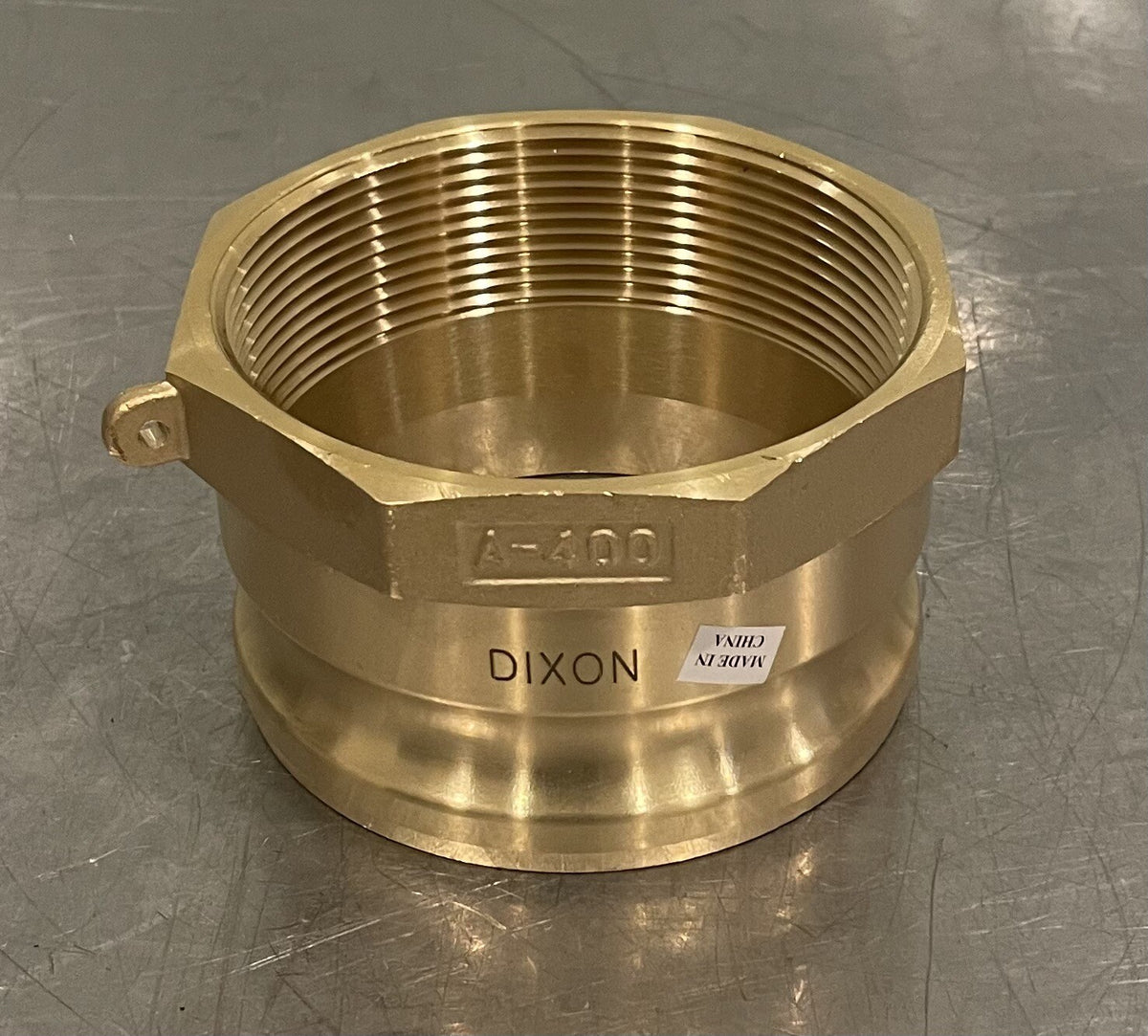 Dixon A-400 Cam & Groove Coupling Adapter Brass NEW! FREE SHIPPING!