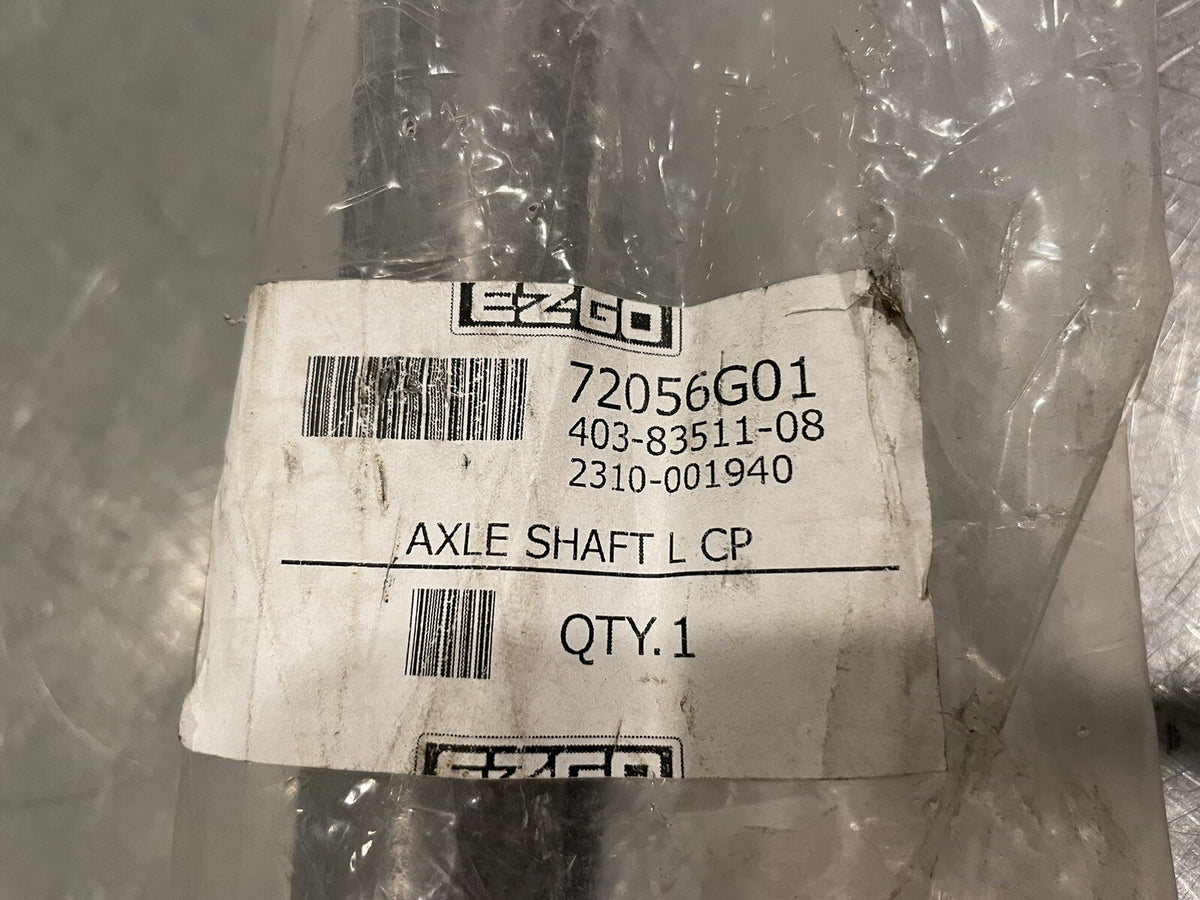 EZGO 72056G01 Rear Axle Shaft Driver Side LH NEW! FREE SHIPPING!