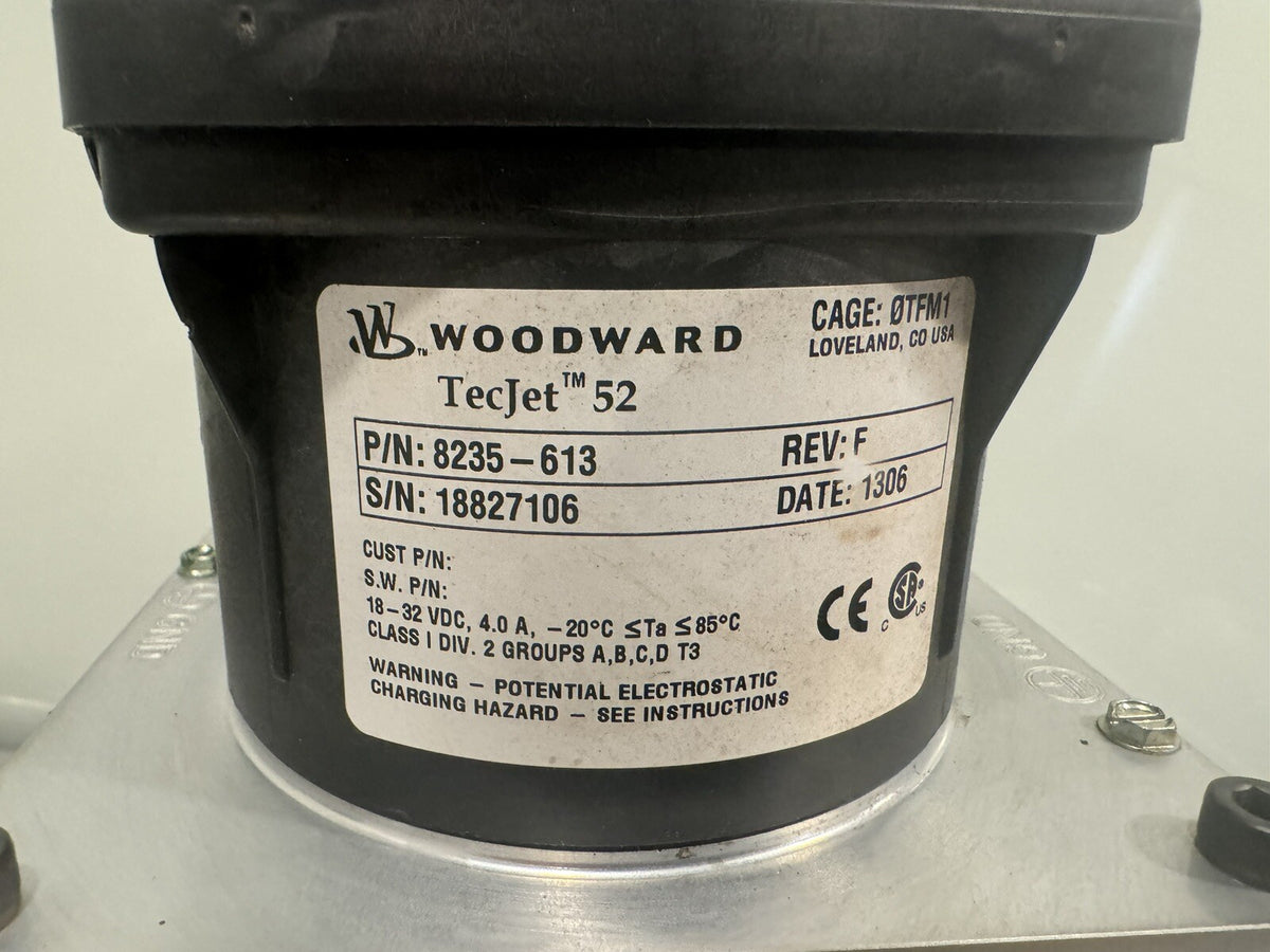 Woodward 8407-527 Actuated Gas Valve UNTESTED MAY WORK! FREE SHIPPING!