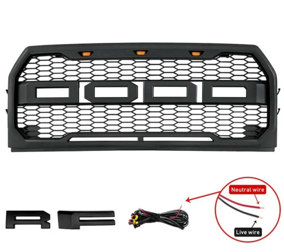 A1517FGB1 Front Grill For Ford Raptor Style NEW IN BOX! FREE SHIPPING!