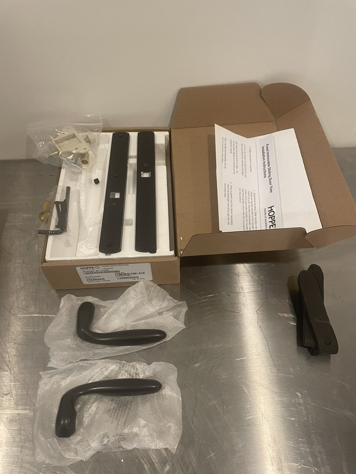 Hoppe Verona M151VK/2165N Non Locking Dummy Pair Matte Black NEW! FREE SHIPPING