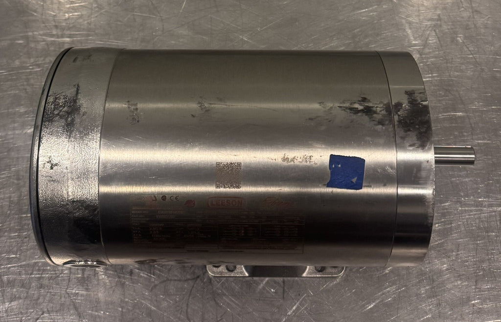 Leeson 119527.00 Washdown Motor 1 HP 230/190V 460/380V 3PH NEW! FREE SHIPPING!