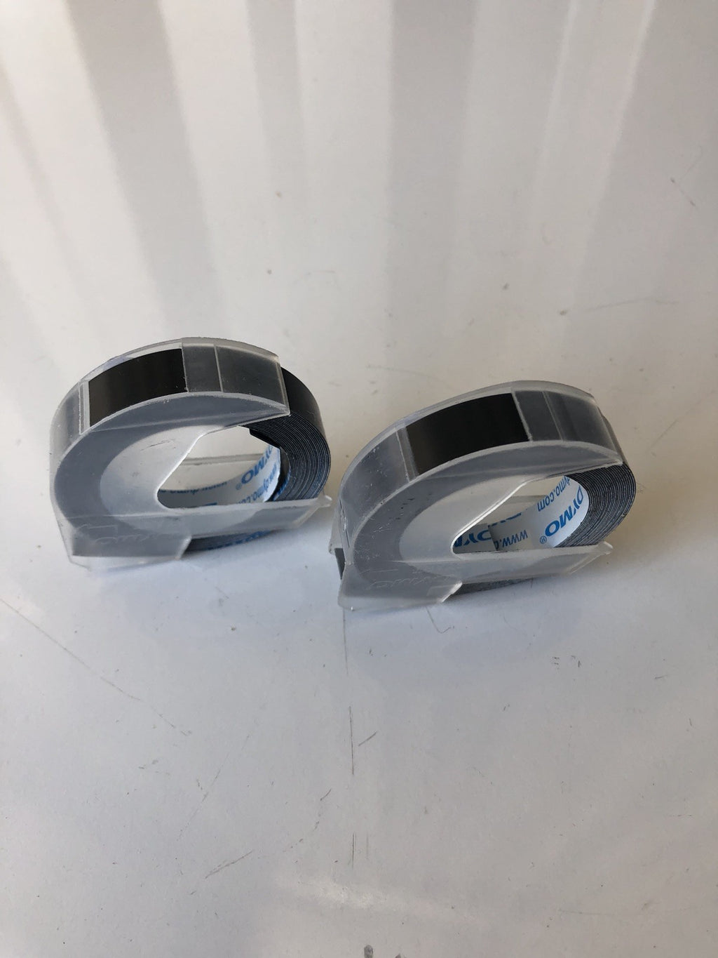 Dymo Vinyl Tape Rolls Black Set Of 2 NEW